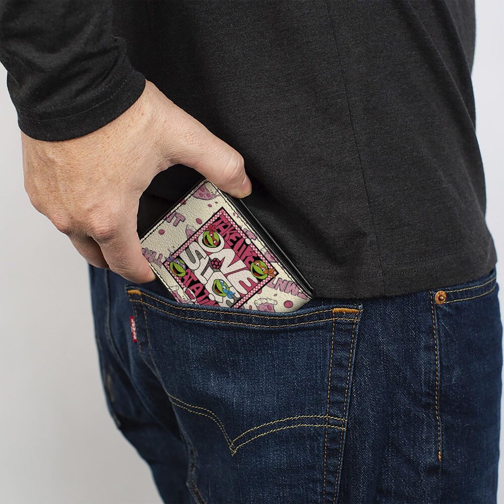 7220 Nickelodeon Wallet, Bifold, Teenage Mutant Ninja Turtles Take Life One - Picture 5 of 8